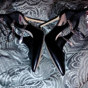 Size 12 blk Nine West heels